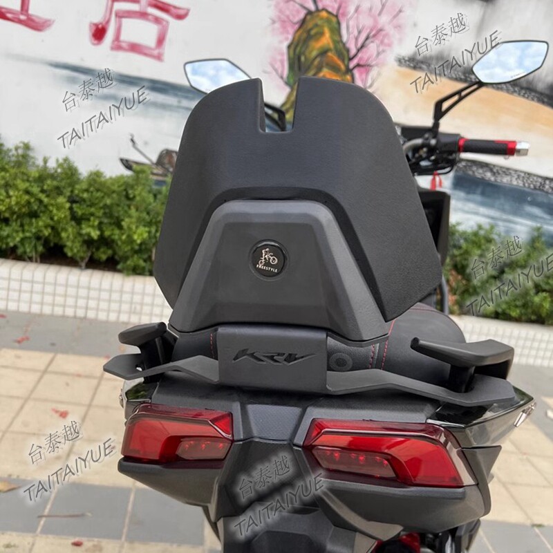 适用光阳KRV180后靠背 摩托车改装件乘客后腰靠 后靠垫舒适后靠腰