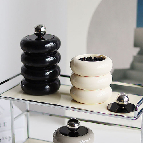 棉签棉棒牙线桶防尘摆件