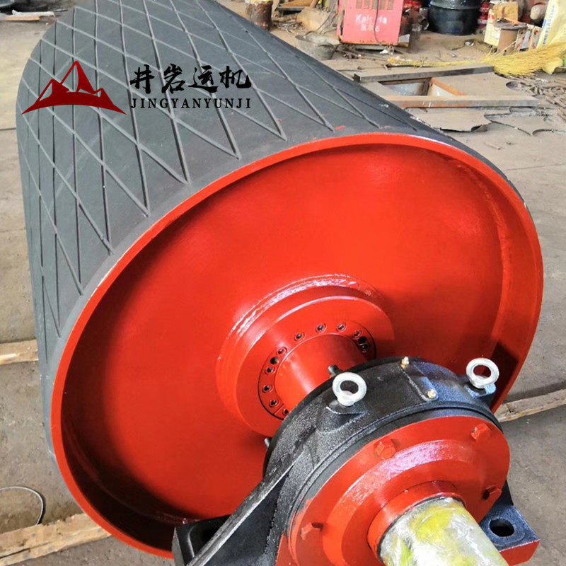 厂家包胶滚筒传动滚筒 输送机橡胶滚筒 传送带无动力滚筒定制