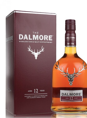 苏格兰进口洋酒Dalmore帝摩/大摩/达尔摩12年单一麦芽威士忌