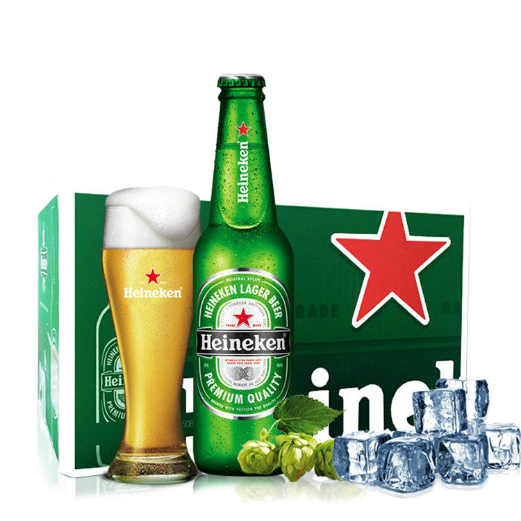 新喜力星银啤酒 瓶装新包装4度小支250ml*24瓶整箱  江浙沪皖包邮