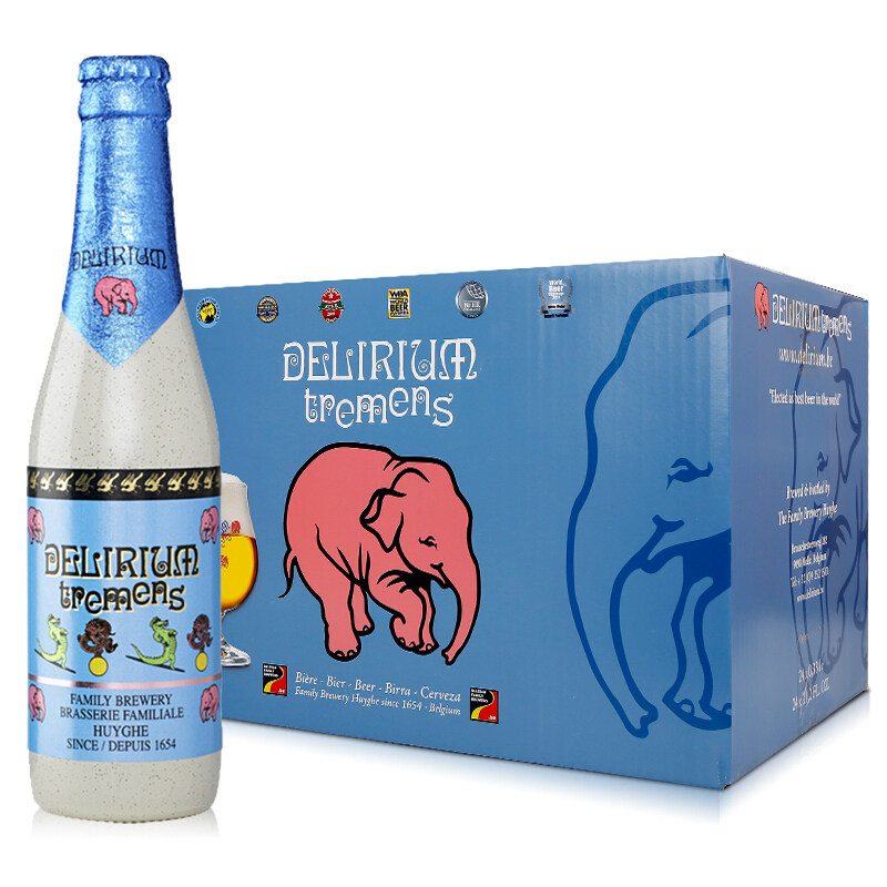 浅粉象/深粉象果味啤酒 比利时进口精酿330ml*24瓶整箱江浙沪包邮