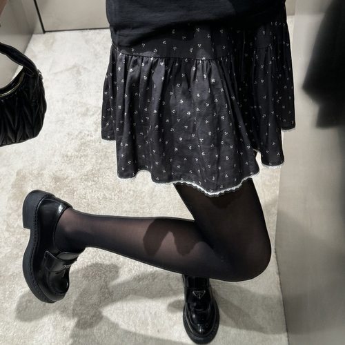 春秋款40D半透天鹅绒连裤袜黑色丝袜女薄款防勾丝肉色打底袜ins风