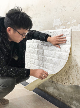 3d立体防撞墙贴纸墙纸装饰背景