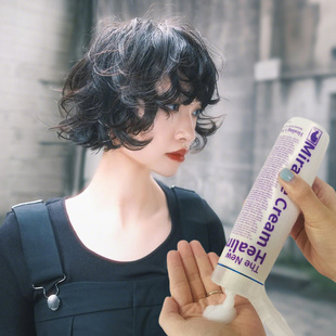 韩国湿发感造型乳液弹力素膏头发保湿定型日本翘翘头发蜡卷发蓬松