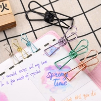 Цветный длинный хвост зажим металлический клип Половый ласточка хвост с куплями платы с зажатой рыбной хвост зажимать железные зажимы из нержавеющей стали.