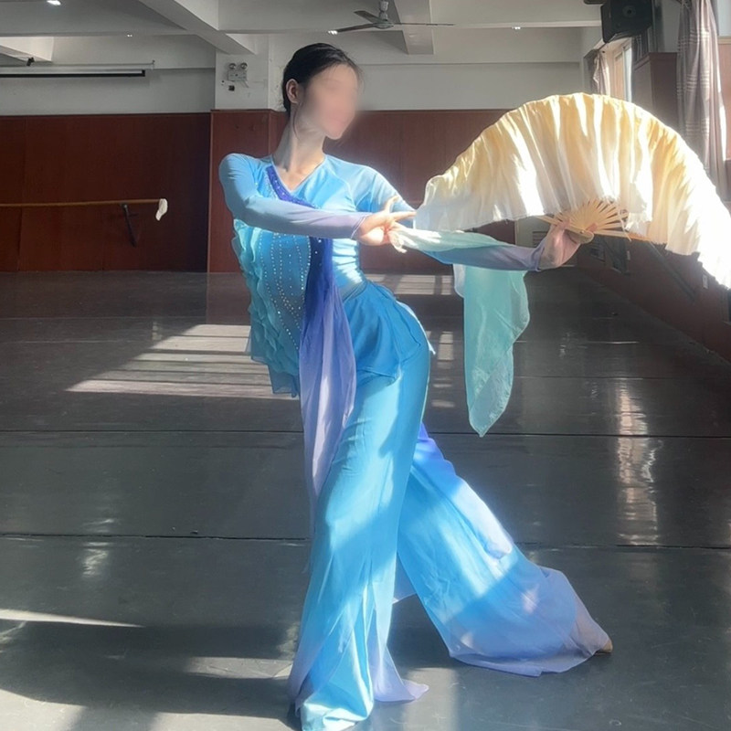 桃李杯李璐瑶同款忆梦阑珊剧目服胶州秧歌舞蹈服装艺考演出服定制