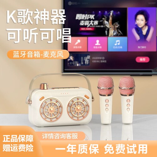 音响一体麦克风家用话筒全民k歌