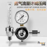 氮气减压阀流量计YQD-731L氮气减压器压力表实验室N2尾气检测精密