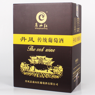 特惠价商山红丹凤传统红葡萄酒甜型口感好甘甜柔美不酸涩国产红酒