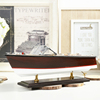 Mediterranean style Speedboat Yacht Model manual Craft boat simulation Wooden Decoration Gifts gift