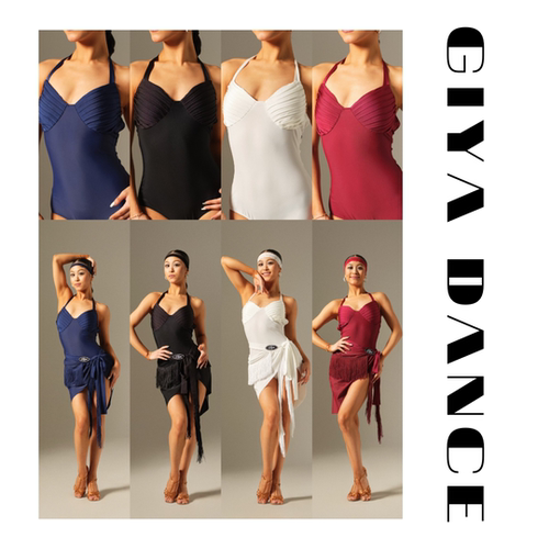 吉雅国标舞拉丁舞服吊带