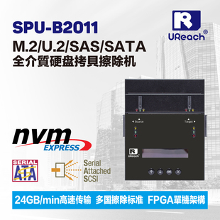 U.2 SATA m.2四合一硬盘拷贝机系统对拷机 B2011高速SAS 佑华SPU