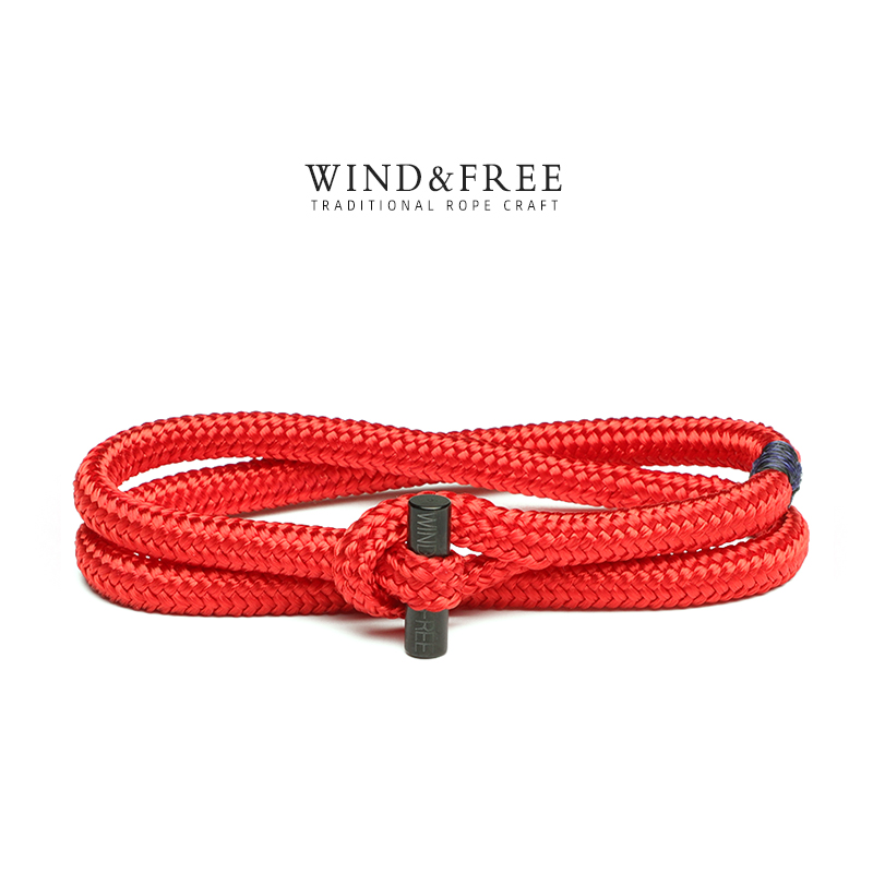 欧洲航海船绳工艺手工红绳手链