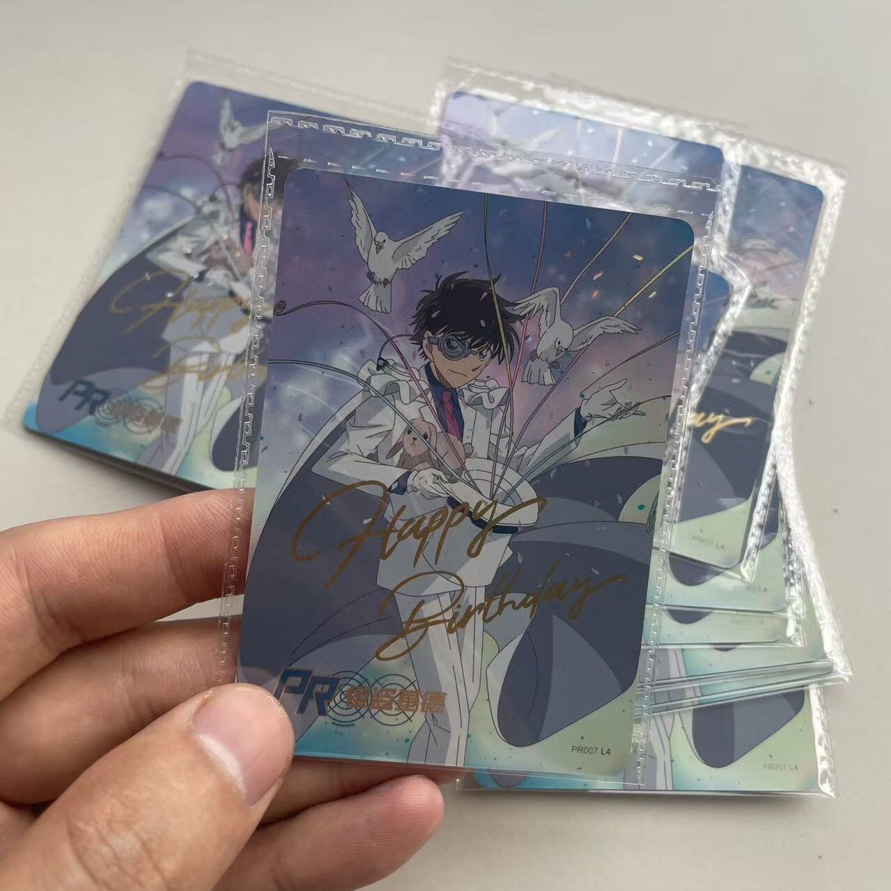 卡游正版 名侦探柯南卡片怪盗基德生日活动卡pr007