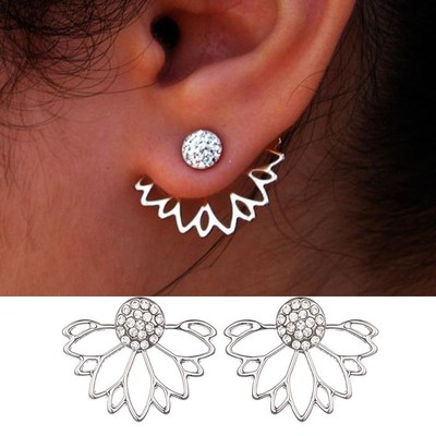 cat stud earrings for women created rhinestone earings hot s