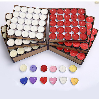 50pcs/Pack Flameless Candles Tea Lights Candle Tealight