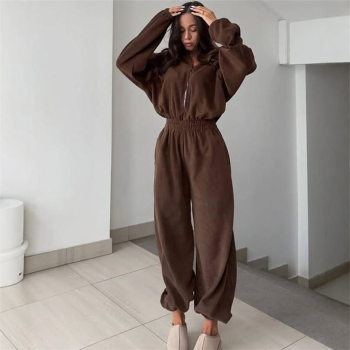 欧美时尚休闲长袖卫衣连