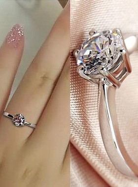 S925 Sterling Silver Ring Japanese and Korean women's im