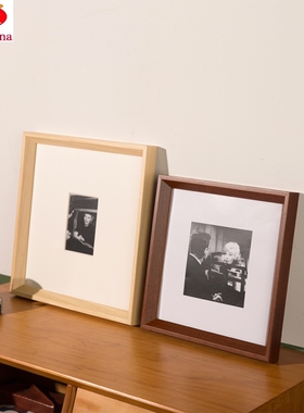 Nordic simple wooden photo frame square picture frames 相框