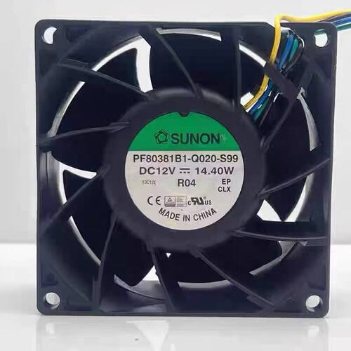 建准PF80381B1-Q020-S99 SUNON 8CM 12V 14.4W 8038电源散热风扇