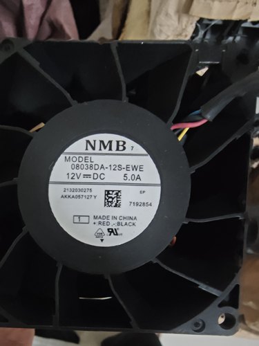 NMB 08038DA-12S-EWE 8038 8CM 12V5A暴力增压服务器电源改装风扇