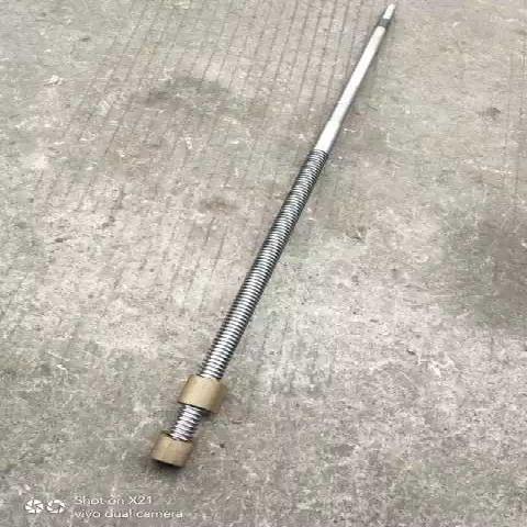 柳州车床C6301B/CL6163车床中拖板丝杆5*0螺23总长913中母T265车