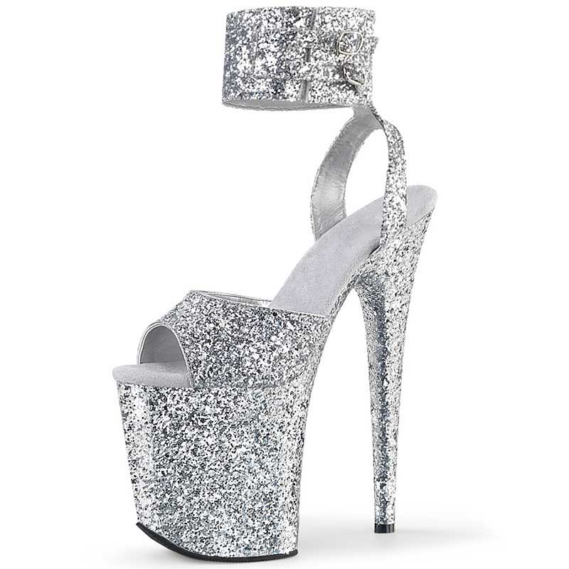 钢管舞防滑走秀大码防水台高跟鞋