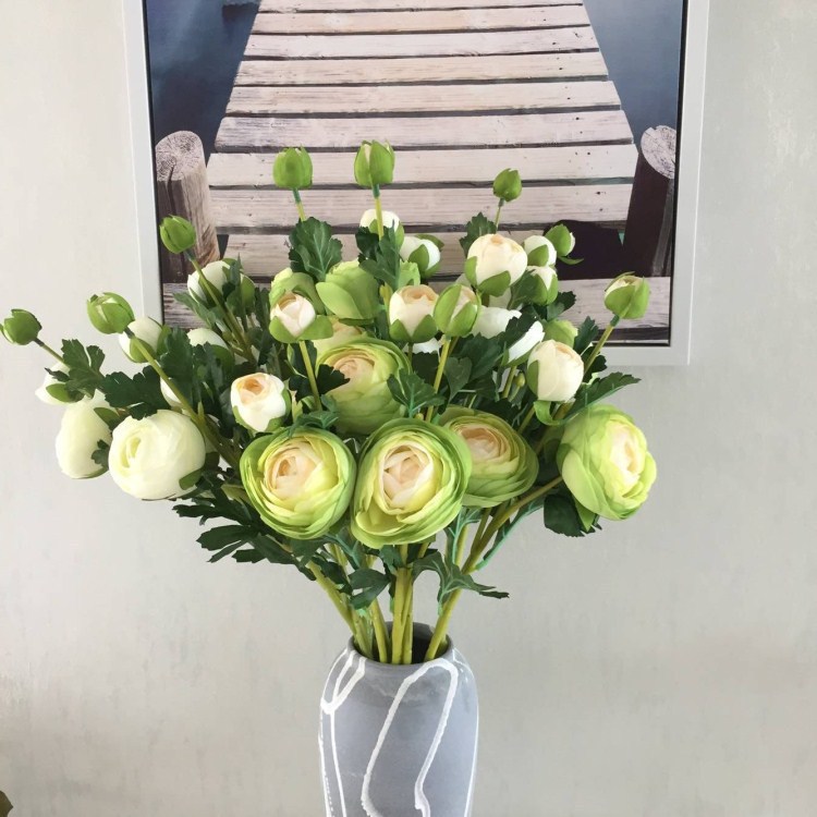 仿真露莲花假花婚庆家居
