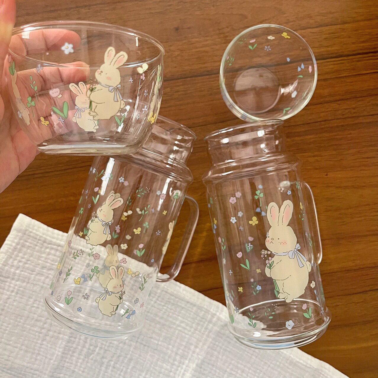 兔兔凉水壶大容量耐高温