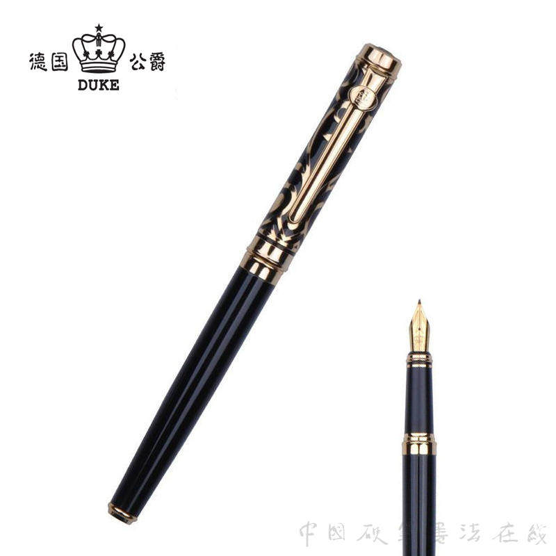 正品德国公爵Duke—蓝宝石红宝石美工笔钢笔行书练字钢笔墨水笔