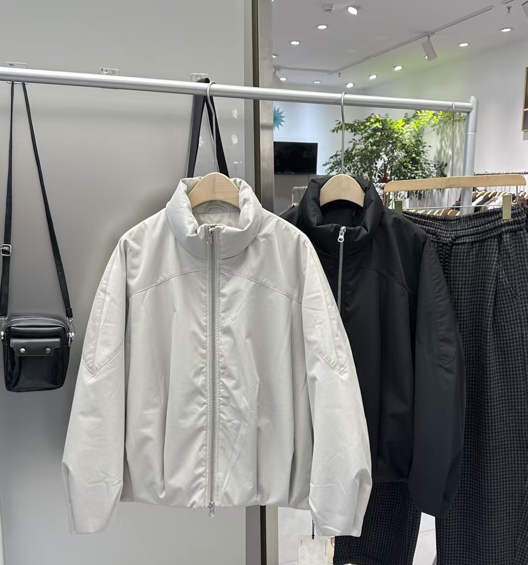 实体店品质25冬季时尚纯色立领男士羽绒服潮加厚保暖青年短款外套