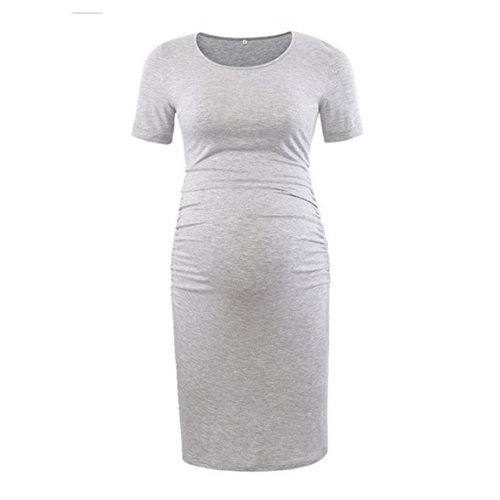 New short sleeved maternity dress summer Women skirt连衣裙女