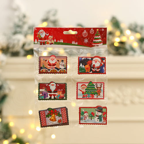 圣诞贺卡Christmas greeting card set xmas Gift Blessing words