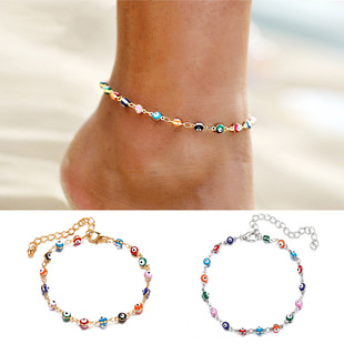 creative anklets vintage boho eye anklet 波西米亚风眼睛脚链