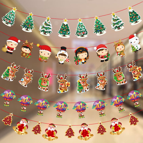 旗Flag hanging decorations school store scene pendant banner