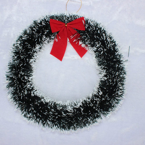 Bow hotel shopping mall window decoration Christmas wreath
