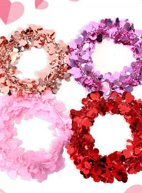Christmas party Strips Flower Wreath Wedding Room atmosphere