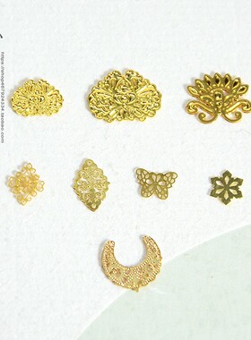 吊片金属古风滴胶微缩迷你片