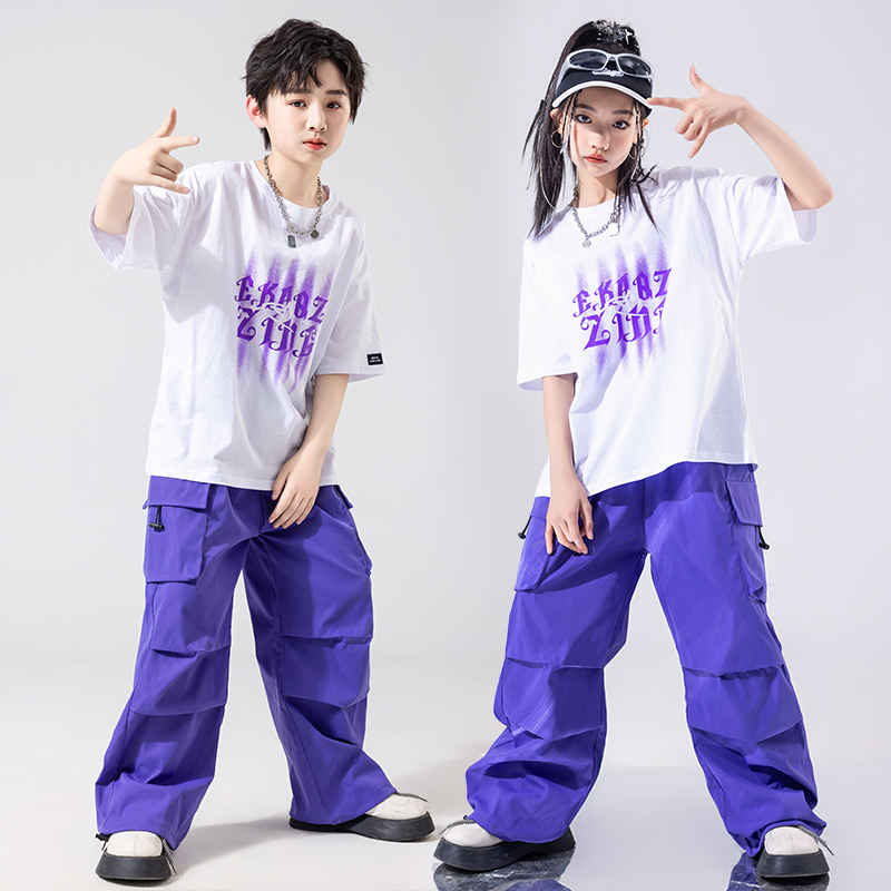 儿童街舞演出服女童爵士舞