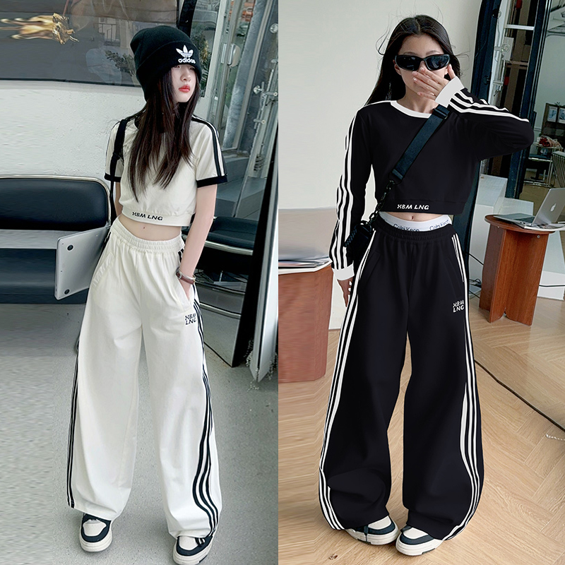 女童爵士舞蹈练功表演服