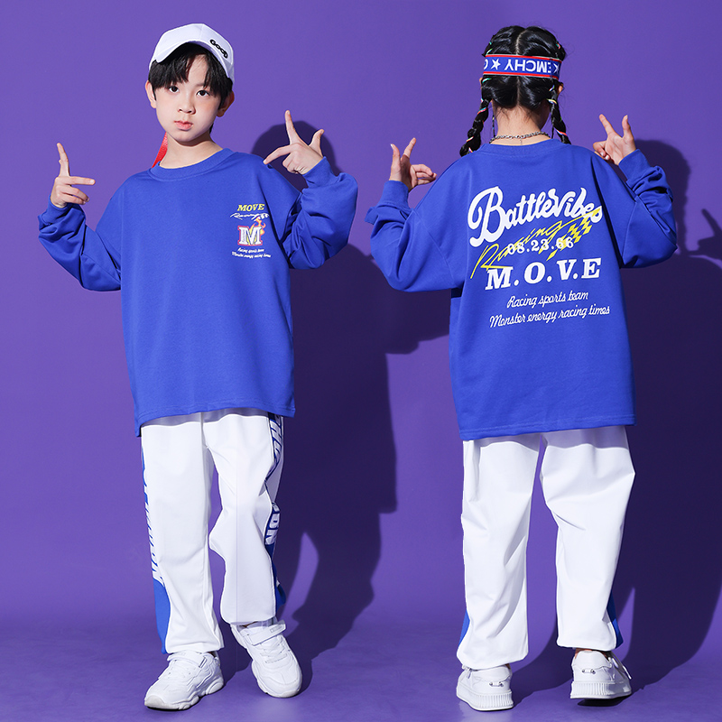 儿童运动风啦啦队班服表演服合唱