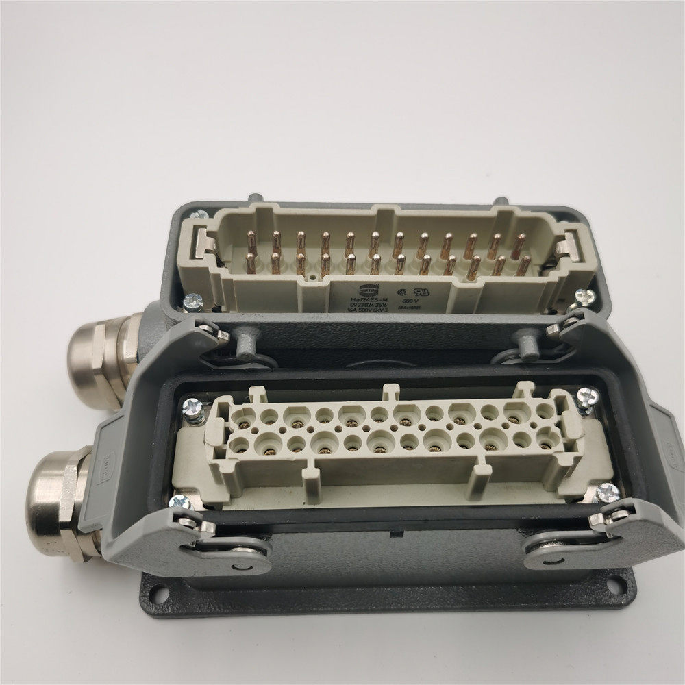 harting哈丁24芯航插头重载连接器公han24-m 母han24es-f新无包装