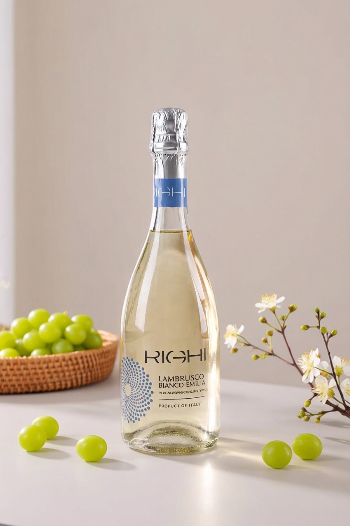瑞吉蓝布鲁斯科起泡白葡萄酒 意大利进口750ml