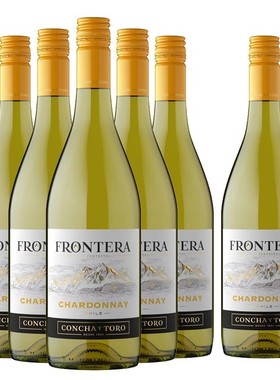 干露缘峰 智利原瓶进口红酒干露FRONTERA缘峰霞多丽干白葡萄酒