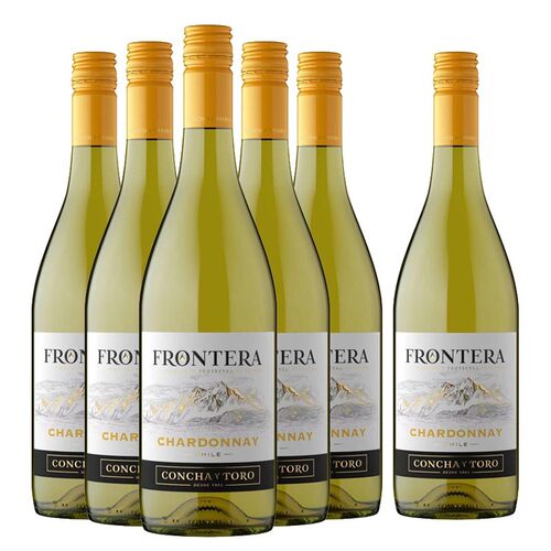 干露缘峰 智利原瓶进口红酒干露FRONTERA缘峰霞多丽干白葡萄酒