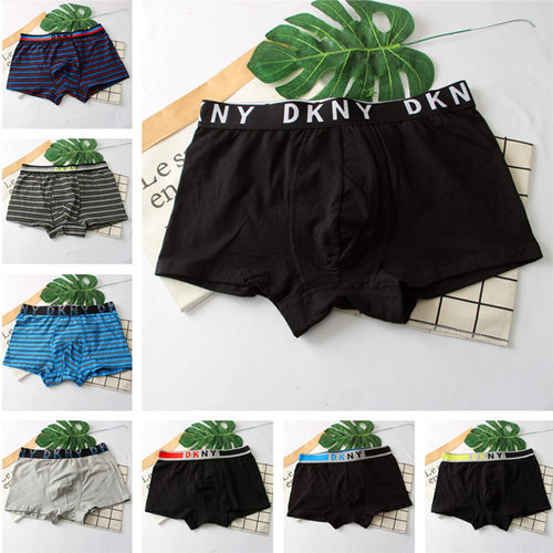 欧美纯棉男士平角内裤大码