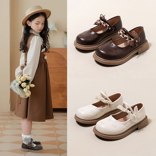 帮豋童鞋官方正品LY8116女童公主鞋小皮鞋四季款2025设计新款