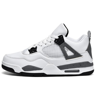 帮登官方正品男鞋莆田纯原跑鞋SPIZIKE简版AJ4复古休闲篮球鞋FQ17