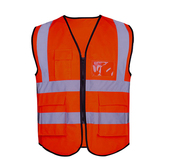 反光背心马甲工地施工防护服多口袋骑行安全环卫工人交通路政外套